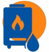 Icon for oil boiler servicing